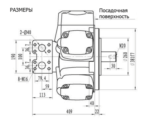 Гидромотор IPM8-3500