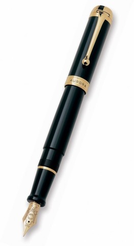 Ручка перьевая Aurora Talentum, Black GT, F (AU-D12-NF)