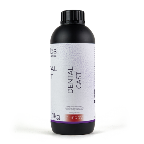 Фотополимер HARZ Labs Dental Cast Cherry, вишневый (1 кг)