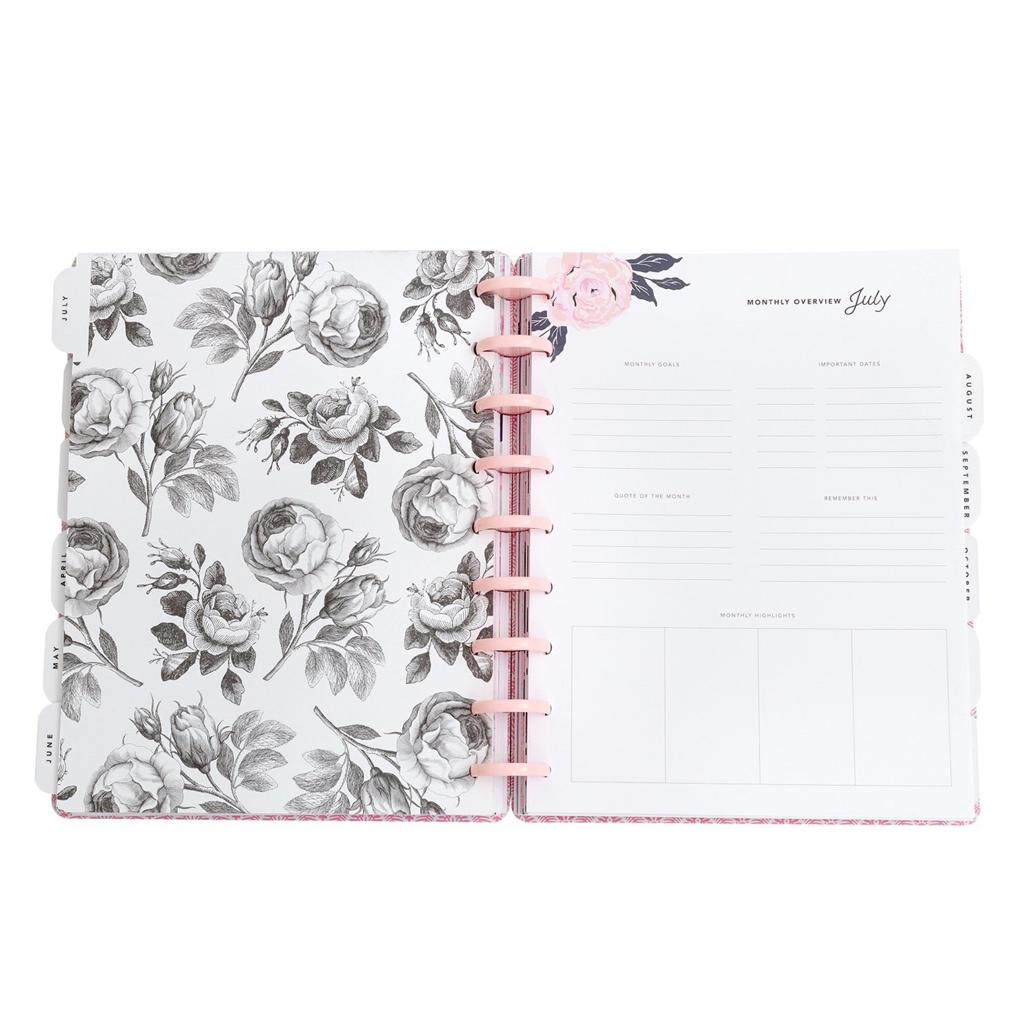 Планер на дисках, не датирован. Maggie Holmes Day-To-Day Undated 12 Month Planner- Greenhouse