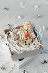 Керамическая елочная игрушка с Байкала серии 