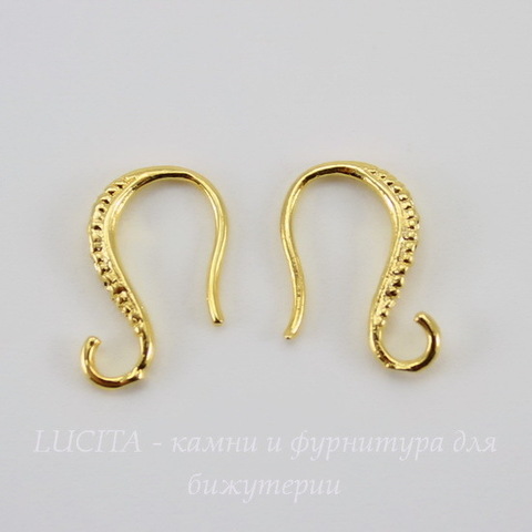 Швензы - крючки "маленькие", 13 мм (цвет - золото), пара