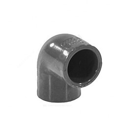 Отвод ПВХ серый под клеевое соед Дн 20х90гр Ру16 напорный EFFAST RDRGOD0200