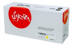 Картридж Sakura 113R00725 для XEROX Phaser 6180mfp/6180n/6180dn/6180vn/6180, желтый, 6000 к.