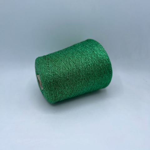 Torcitura di domaso (пр.Италия),art.Rockettino, 1900 м / 100 гр. 52% Металлик( люрекс ) 48% Полиамид, цвет-Зеленый, арт.25582