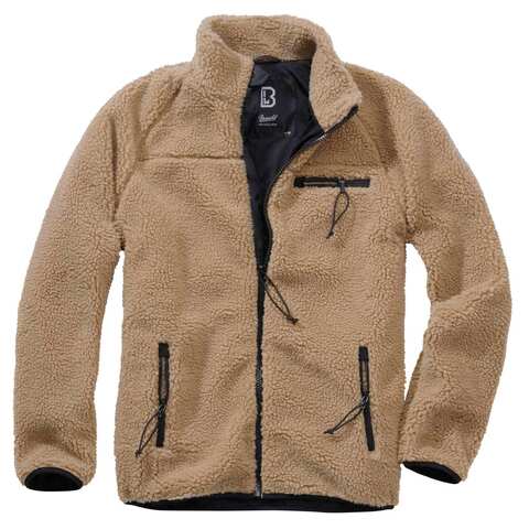 Brandit Jacket Teddy Fleece camel