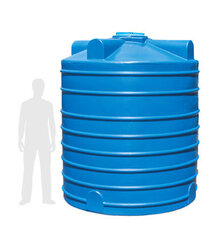 Бочка Экогрупп ДВ 6000 л. (6110 л.) вертикальный (1920x1920x2470см;синий) - арт.561089