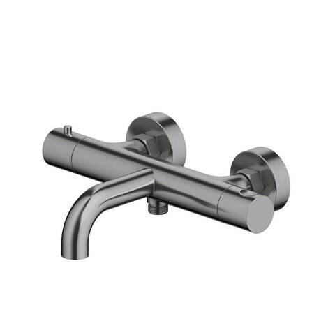 Aquatek AQ1343BGM AQ1343BGM ЕВРОПА термостатический смеситель для ванны, шлиф. черный хром
