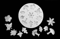 Силиконовый молд Лист ассорти