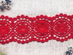 Кружево плетеное, ш. 8 см.
