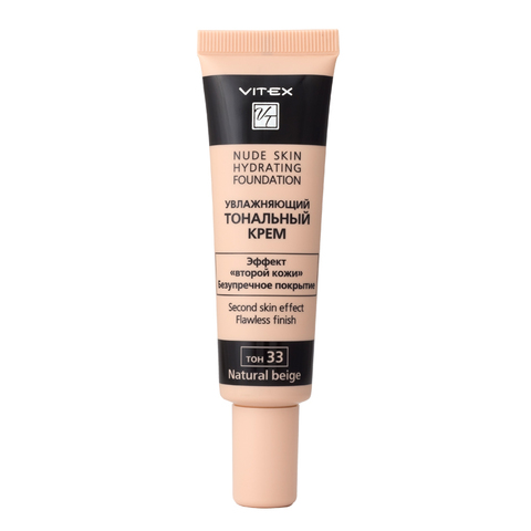 VITEX Тональный крем Увлажняющий NUDE SKIN HYDRATING FOUNDATION т.33