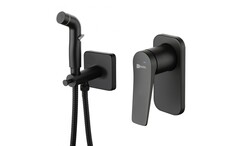 Смеситель с гигиеническим душем встраиваемый Lemark Bronx - LM3719BL