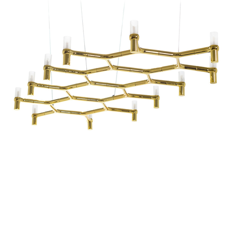 Люстра Crown Plana Major 12 Gold L195