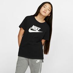 Футболка для девочки Nike G NSW Tee DPTL Basic Futura - black/white