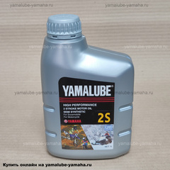 Yamalube 2S, Масло полусинтетическое для 2-тактных снегоходов и мототехники, 1 л