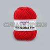 Milk Cotton Yarn 10 красный