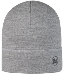 Теплая шерстяная шапка Buff Merino Lightweight Hat Solid Light Grey