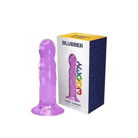 Фаллоимитатор Blubber фиолетовый от WOOOMY (16* 3,5 см.)