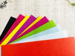 Фетр мультиколор, р. 20х30см толщина 1 мм, А4, 165,2 гр/м2