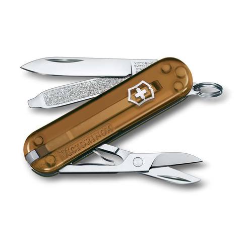 Victorinox Classic SD Colors, Chocolate Fudge (0.6223.T55G) коричневый полупрозрачный | купить в интернет-магазине Wenger-Victorinox.Ru