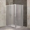 BelBagno UNIQUE-AH-1-100/115-80-C-Cr Душевой уголок прямоугольный. Одна раздвижная дверь. Стекло 5 мм, прозрачное, хром