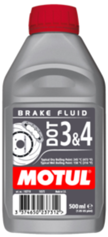 Тормозная жидкость Motul DOT 3&4 Brake Fluid FL (500 мл.)