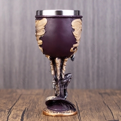 Кубок бокал для вина Черный дракон с черным мечом 200 мл, фото 3