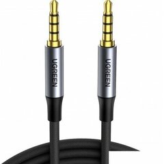 Кабель UGREEN AV183 (20782) 3.5mm Male to Male 4-Pole Microphone Audio Cable, 2м, черный