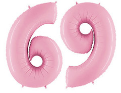 Г 40''/102 см, Цифра Розовый (Pink) 