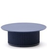 Уличный журнальный столик Sedalis Ø100 см, синий