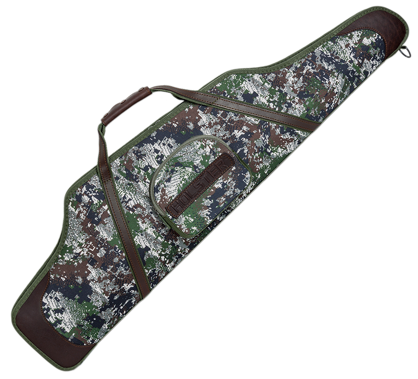 Кейс охотничий 110 с оптикой HOLSTER CLUB, из кожи, цифра, Хольстер