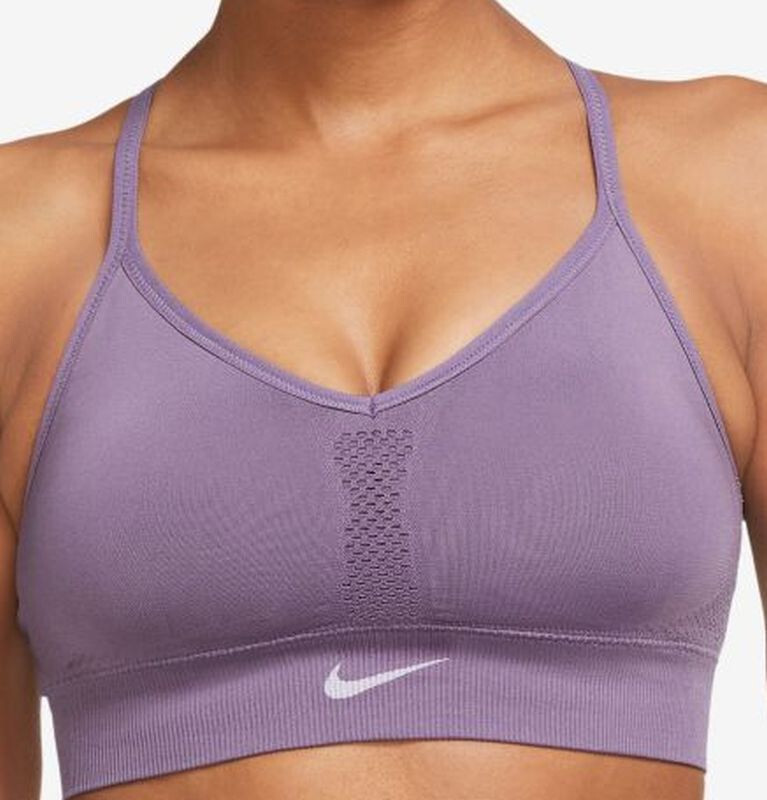 Stanik Nike Indy Seamless Bra W - amethyst smoke/white - купить по выгодной  цене | Теннисный магазин tennis-store.ru