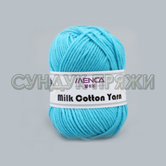 Milk Cotton Yarn 12 бирюза