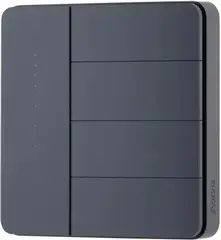 Умный выключатель Aqara Z1 Pro ZNQBKG45LM четырехклавишный графитовый (ZNQBKG45LM_GR)