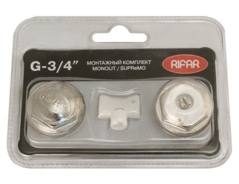 Rifar комплект 3/4' для подключения радиаторов серий Monolit и Supremo (R.Ad.G34MS)
