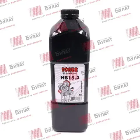 Тонер БУЛАТ HP HB15.3 (Чёрный, банка 1 кг)