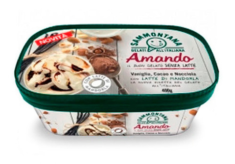 Мороженое "Амандо ванила - какао" Sammontana, 400г