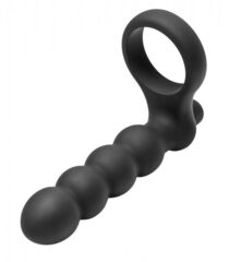 Насадка для двойного проникновения Double Fun Cock Ring with Double Penetration Vibe - 