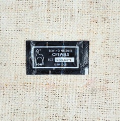 Иглы ручные для вышивания и шитья с золотым ушком "PONY" 04159 №9, 25 игл