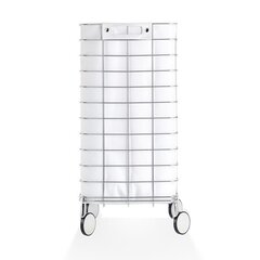 Decor Walther 0613750 Decor Walther WR 1 Корзина для белья 35x35x75см, цвет: хром / белый фото