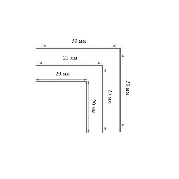 Ширина угла. Уголок пластиковый для откосов Размеры. Ширина пластиковых уголков. Уголок пластиковый типоразмеры. Ширина уголков для пластиковых панелей.