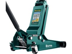 KRAFTOOL UNIVERSAL, 3.5 т, 95 - 552 мм, для СТО, универсальный подкатной домкрат (43454-3.5)
