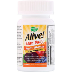 Nature's Way, Alive! Max3 Daily, Multi-Vitamin, 30 Tablets