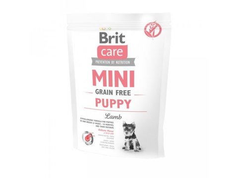 Brit Care MINI GF Puppy Lamb сухой беззерновой корм для щенков мини-пород (ягненок) 400г