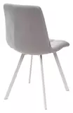 фото 2 Стул CHILLI SQUARE UF860-02B серо-голубой, ткань/ белый каркас М-City на profcook.ru