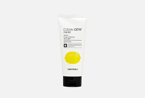 Tony Moly Пенка для умывания с экстрактом лимона Clean Dew Lemon Foam Cleanser