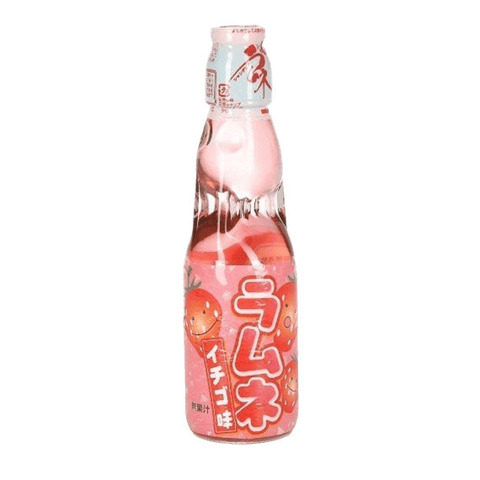 Ramune Газированный напиток со вкусом Клубники, 200 мл