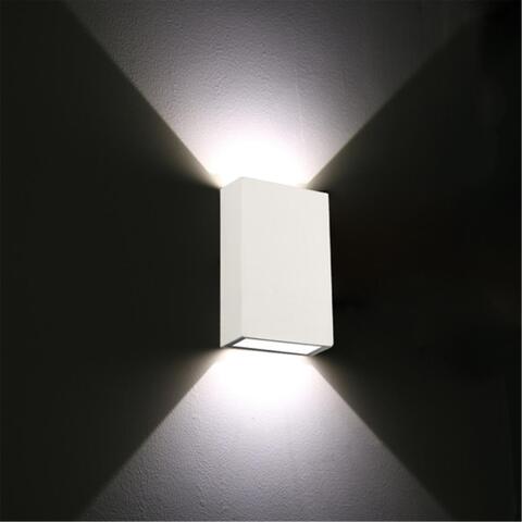 Уличный настенный светодиодный светильник Arte Lamp ALGOL A2750AL-2WH
