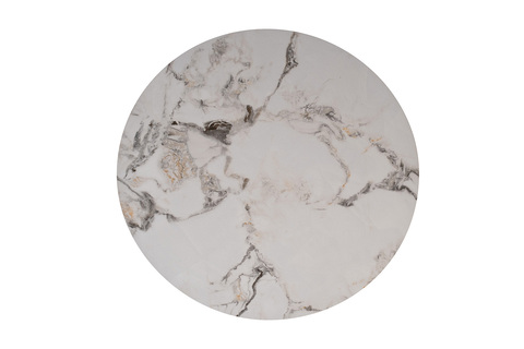 Стол журнальный 60х45см Garda Decor белый керамогранит