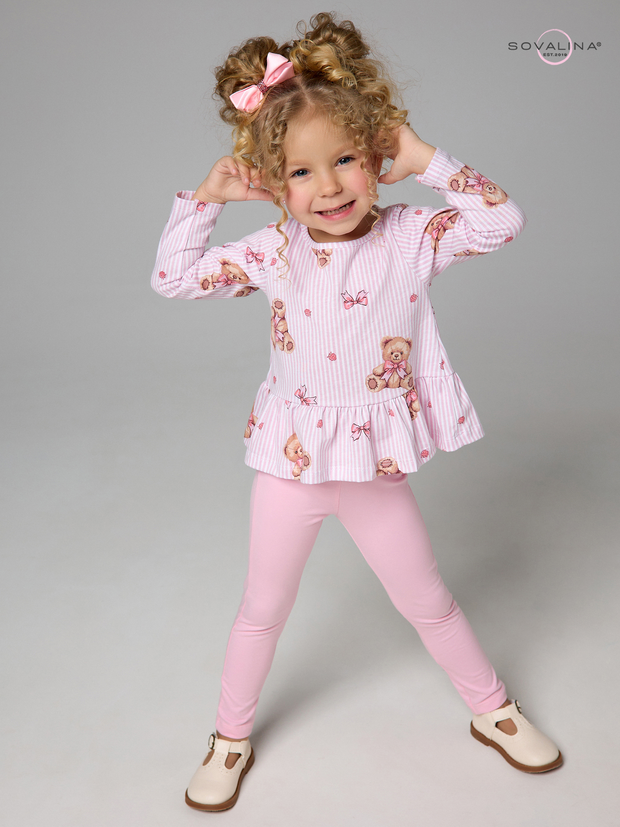 Костюм Алиса SG мишки с бантиком-роза